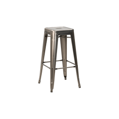 britney silver high stool product shot