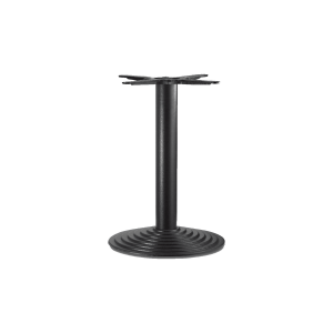 gracie round black dining table base product shot