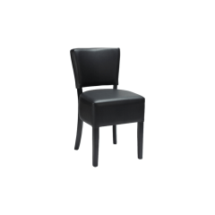 leila black side chair product shot
