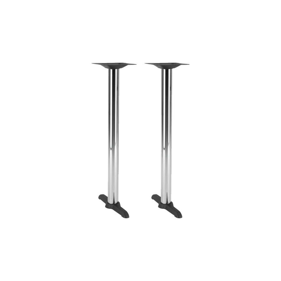 paris twin poseur chrome table base product shot