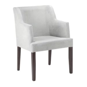 ariela upholstered carver chair product shot