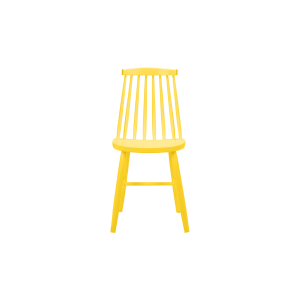 lonnie ral 1018 side chair product shot