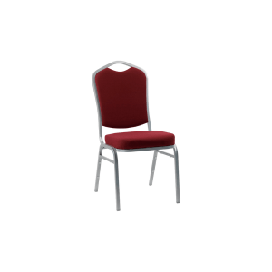 dixie plain burgundy stacking chair product shot