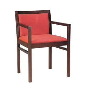 belle upholstered carver chair product shot